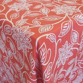 Blossom Coral Linen