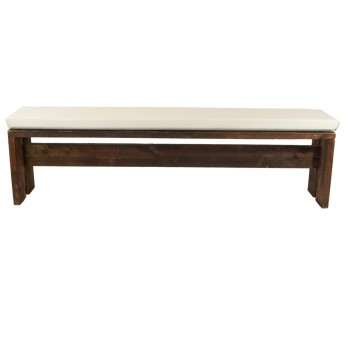 Norden 6' Bench with White Pad