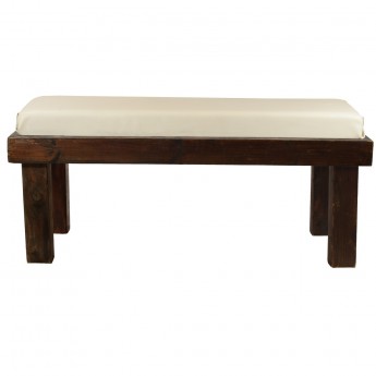Norden Lounge Bench with White Pad