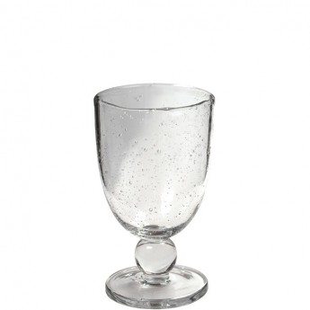 Bubble Water Goblets - Clear