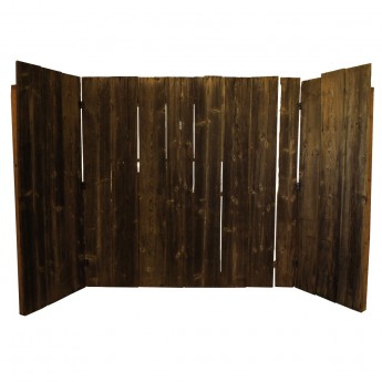 Barn Wood 3-Panel Wall