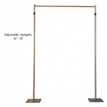 Pipe and Drape - ADJUSTABLE 10'-18' TALL