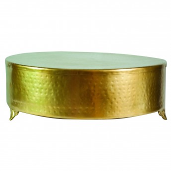 Round Gold Cake Stand