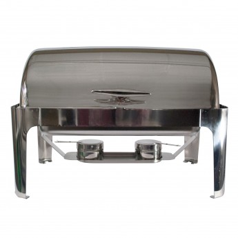 8 Quart Stainless Roll Top Chafing Dish