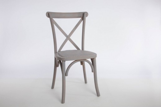 Crossback Chair, Antique Grey