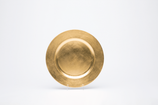 Lacquer Gold, Charger Plate