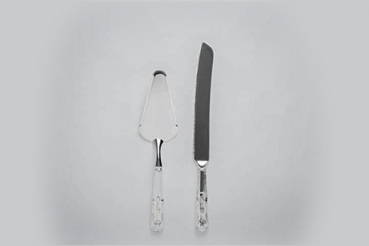 Cake Knife & Server – Silver-Plated