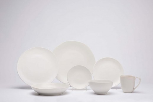 Parma Stoneware, Linen Offwhite colors