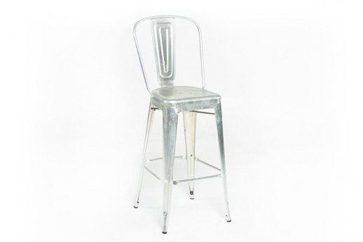 Helix Silver Barstool