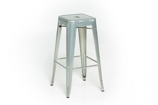Helix Silver Stool