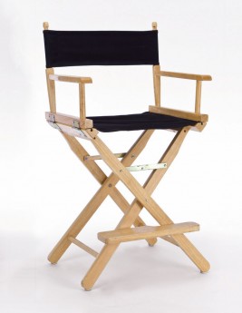 Natural Wood Director’s Chairs