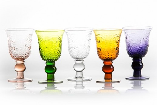 Lys Colored Wine Glass