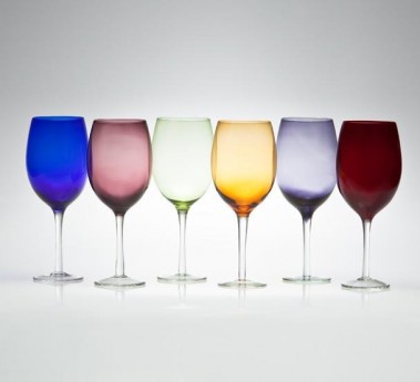 Bolero Colored Wine Glass