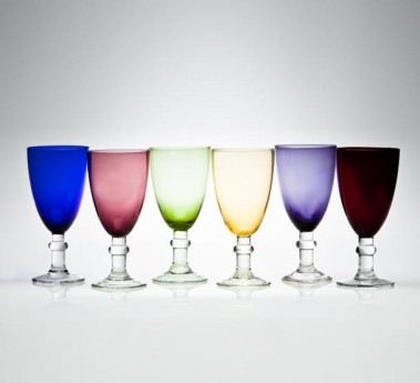 Bolero Colored Water Goblet