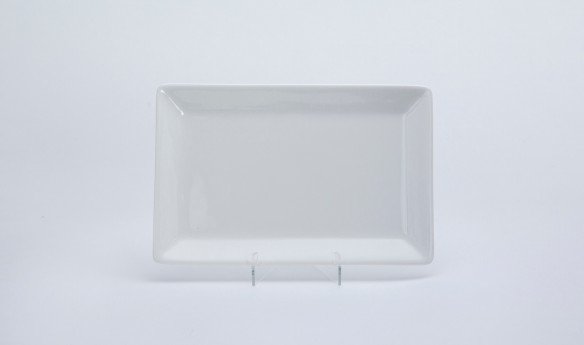 White Rim Rectangle Platter, 7