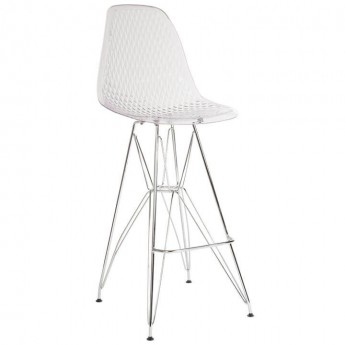Clear Prism Bar Stool