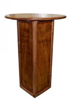 Wooden Cocktail Table – Square Base