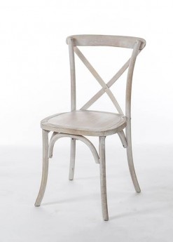 Whitewash Crossback Chair