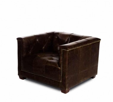 Savoy – Lounge Chair Brown