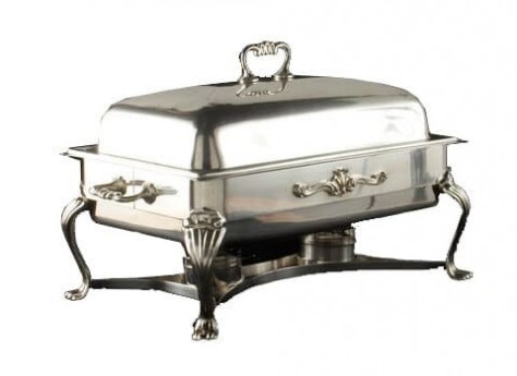 8 qt. Silver Chafer with 2 sternos