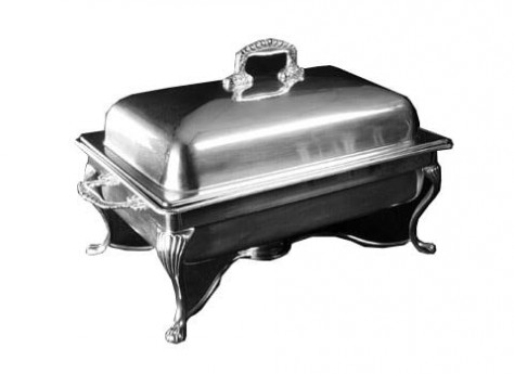 8 qt. Silver Chafer with 1 sterno