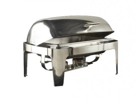 8 qt. Stainless Roll Top Chafer