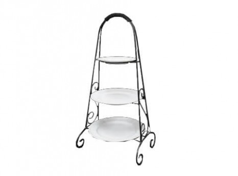 3-Tiered Wrought Iron Rack