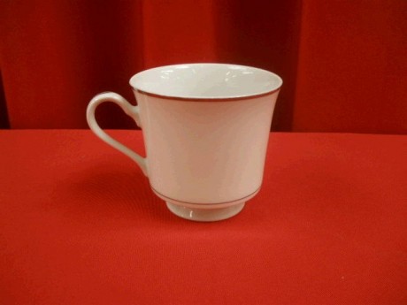 CUP, WHITE/PLAT
