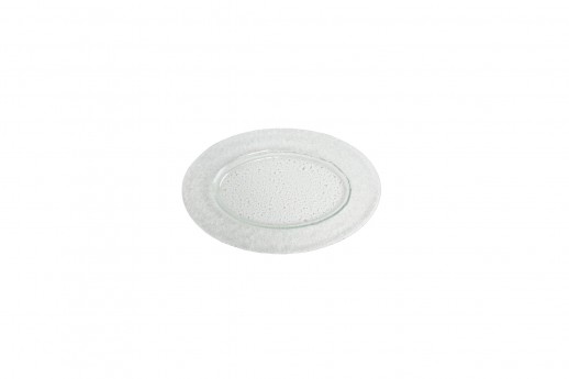 Frosted Oval Platter 12