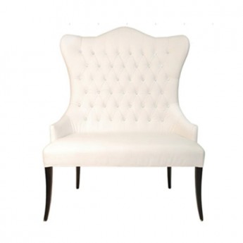Marquis Chair - White Leather