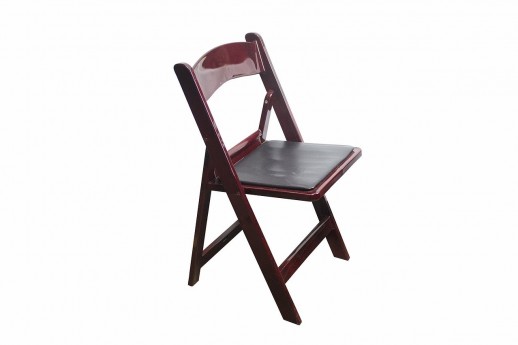 Mahogany Resin Folding Chair