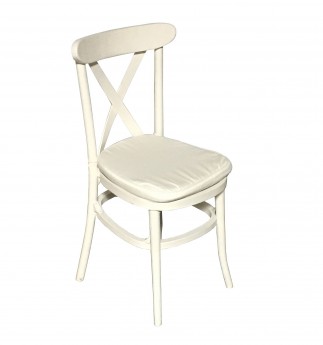 White Crossback Chair