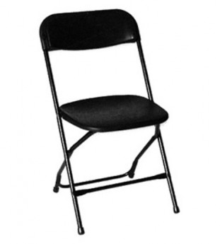Black Samsonite (Plastic) Chair
