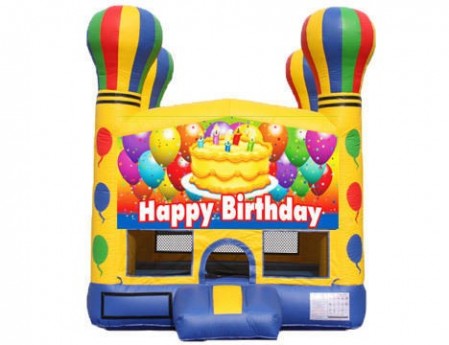 Balloon Bounce House - Birthday Cake
