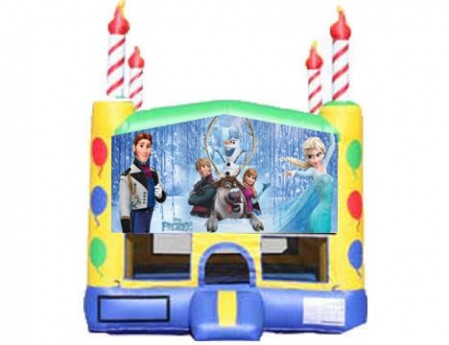 Candle Bounce House - Frozen Snow Day