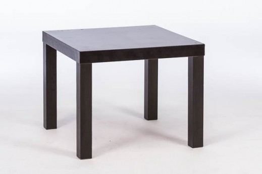 BLACK/BROWN SIDE TABLE