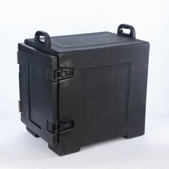 BLACK INSULATED FOOD CARRIER