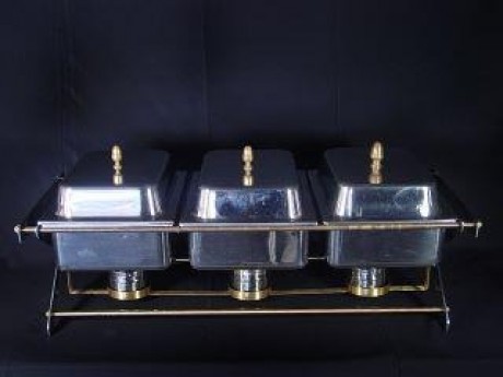 12 QT. 3 COMPARTMENT SS CHAFER