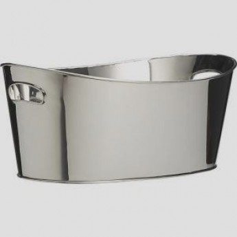 OVAL STAINLESS ICE BUCKET