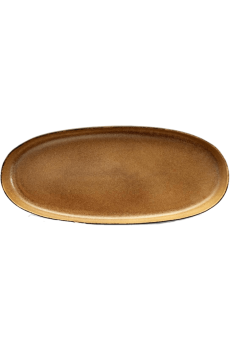 LEATHER LARGE OVAL TRAY