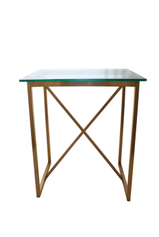 Fitzgerald Brass Cocktail Table