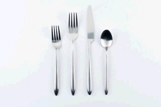BRUSHED STAINLESS FLATWARE