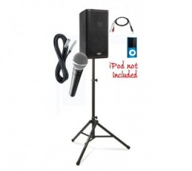 SMALL EVENT IPOD WIRED MICROPHONE PA SYSTEM