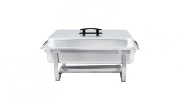 8 Quart Full Size Stainless Steel Satin Chafing Dish
