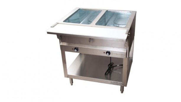 2 Well Electric Steam Table