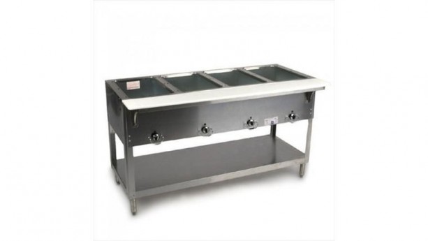 4 Well Electric Steam Table