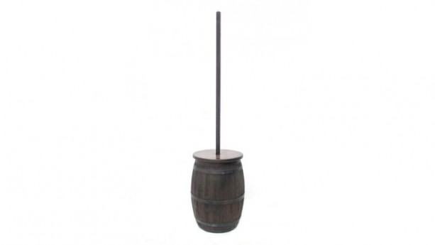 12' Rustic Barrel Light Pole