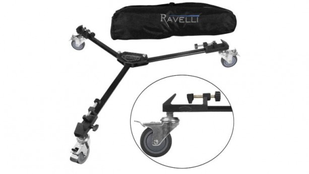 Ravelli ATD Professional Tripod Dolly For Camcorder Tripod