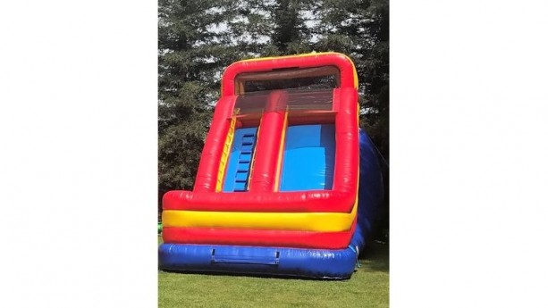 18' Single Lane Inflatable Dry Slide Game Rental