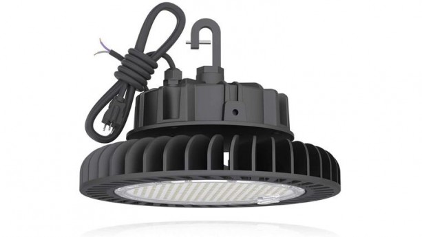 Hyperlite LED High Bay Light 150W 21,000lm 5000K 1-10V Dimmable UL/DLC Approved US Hook 5' Cable Alternative to 650W MH/HPS
